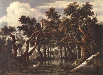  Isaakszoon Lienzo - El pantano en un bosque Jacob Isaakszoon van Ruisdael